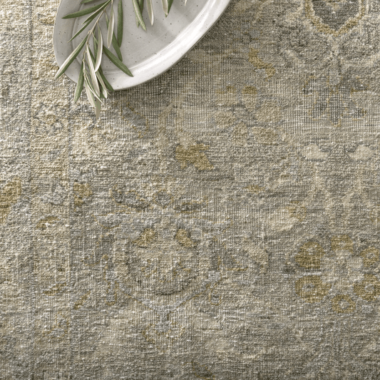 Legacy Hand Knotted Rug in Ash/Lagoon