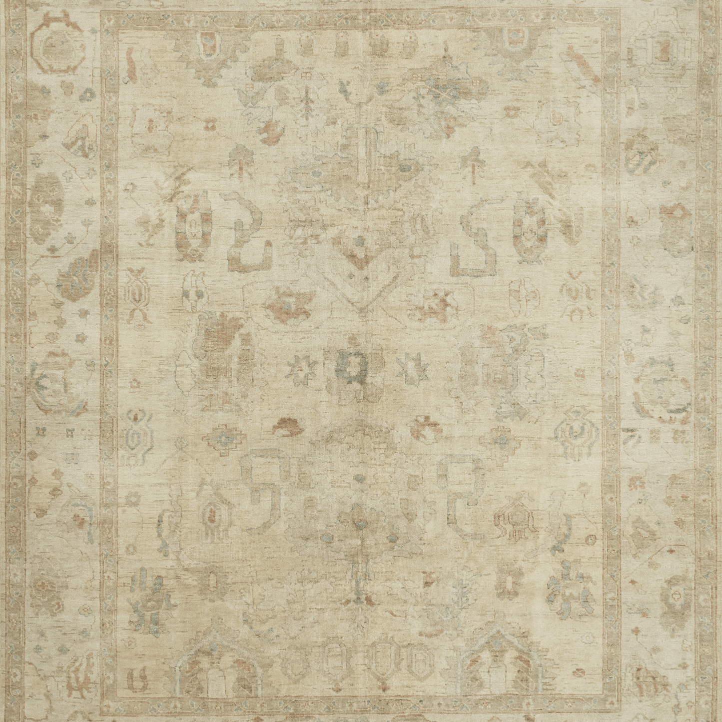 Vincent Hand Knotted Rug in Stone
