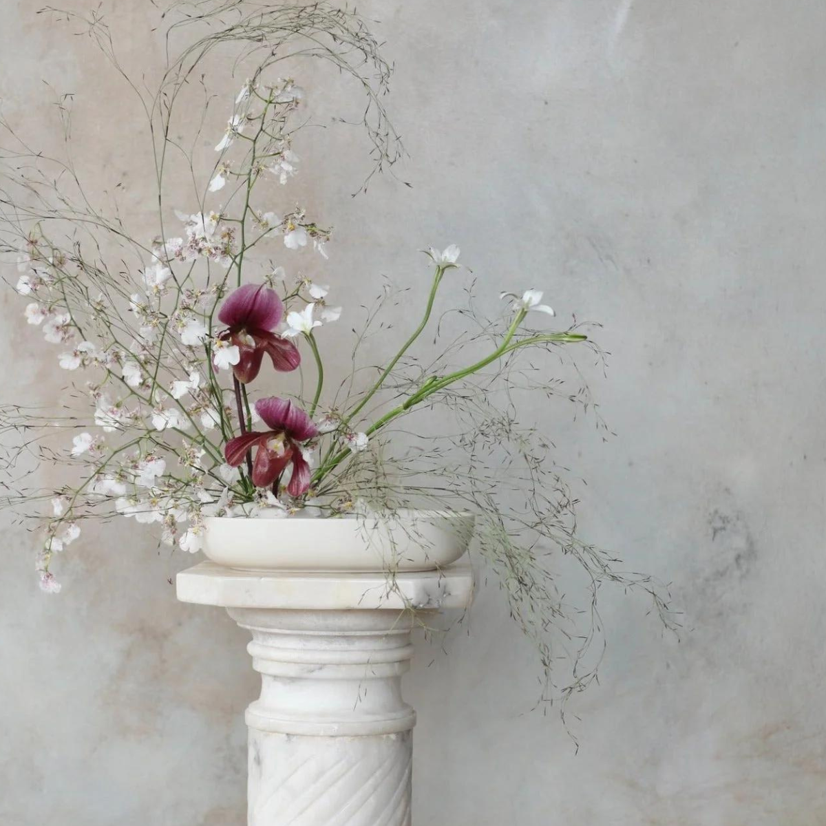 Ceramic Oval Flower Frog