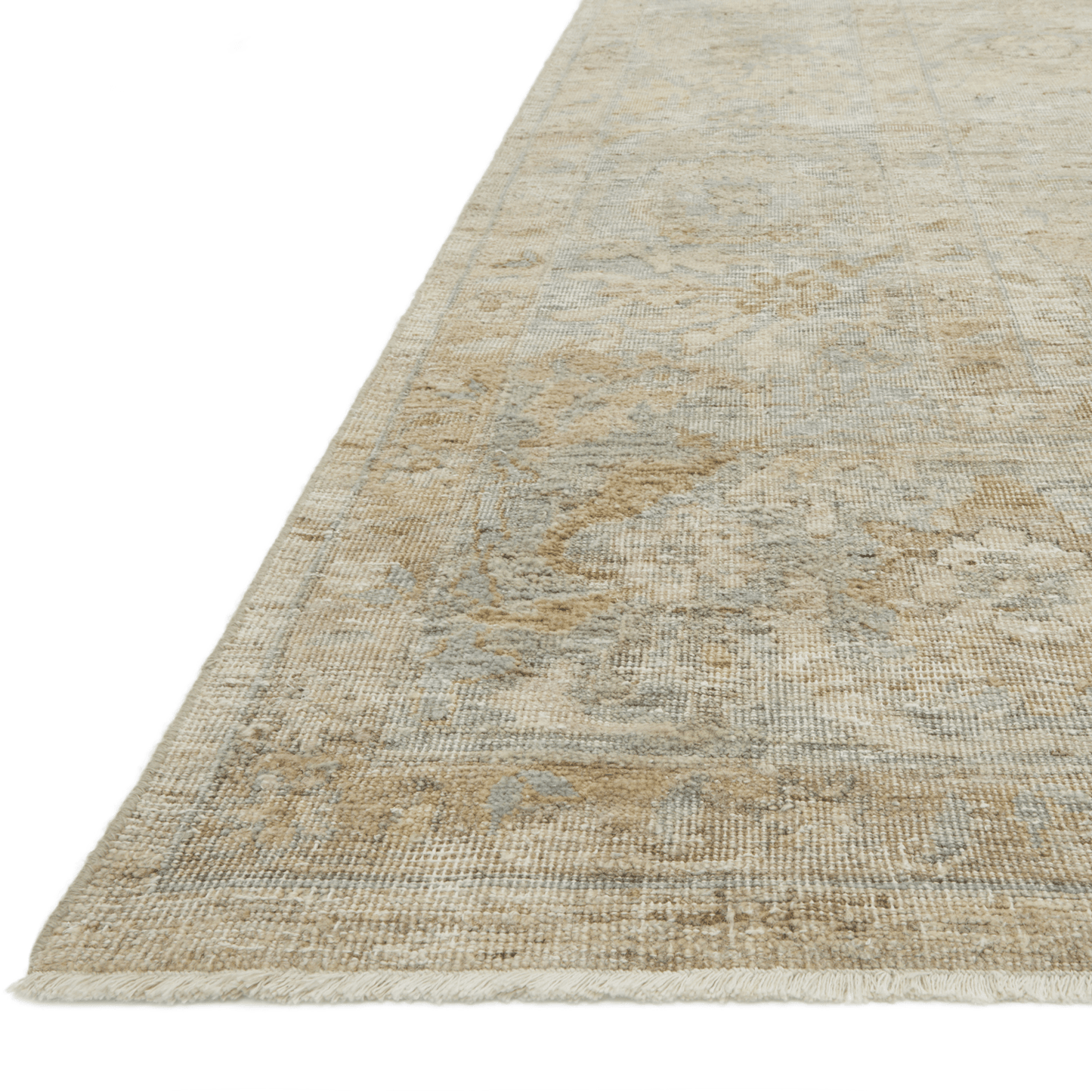 Legacy Hand Knotted Rug in Ash/Lagoon