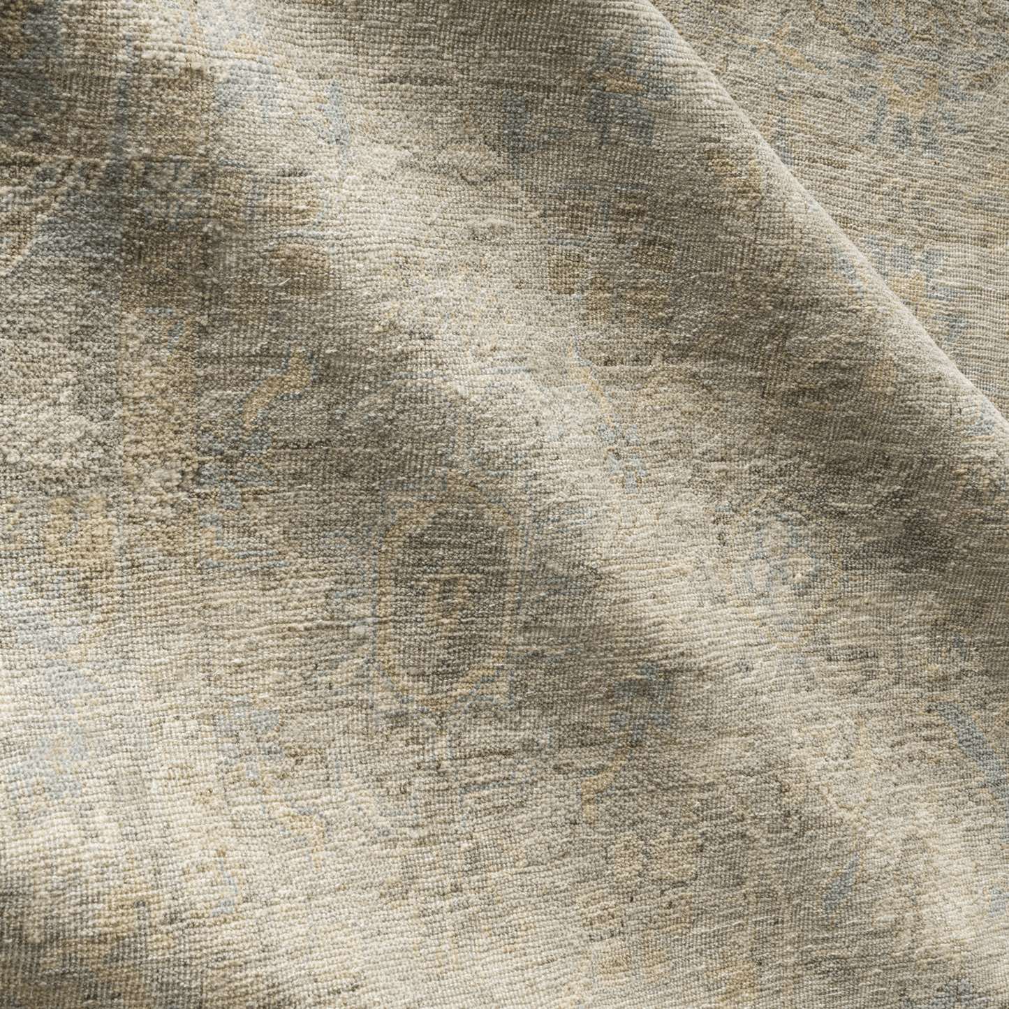 Legacy Hand Knotted Rug in Ash/Lagoon