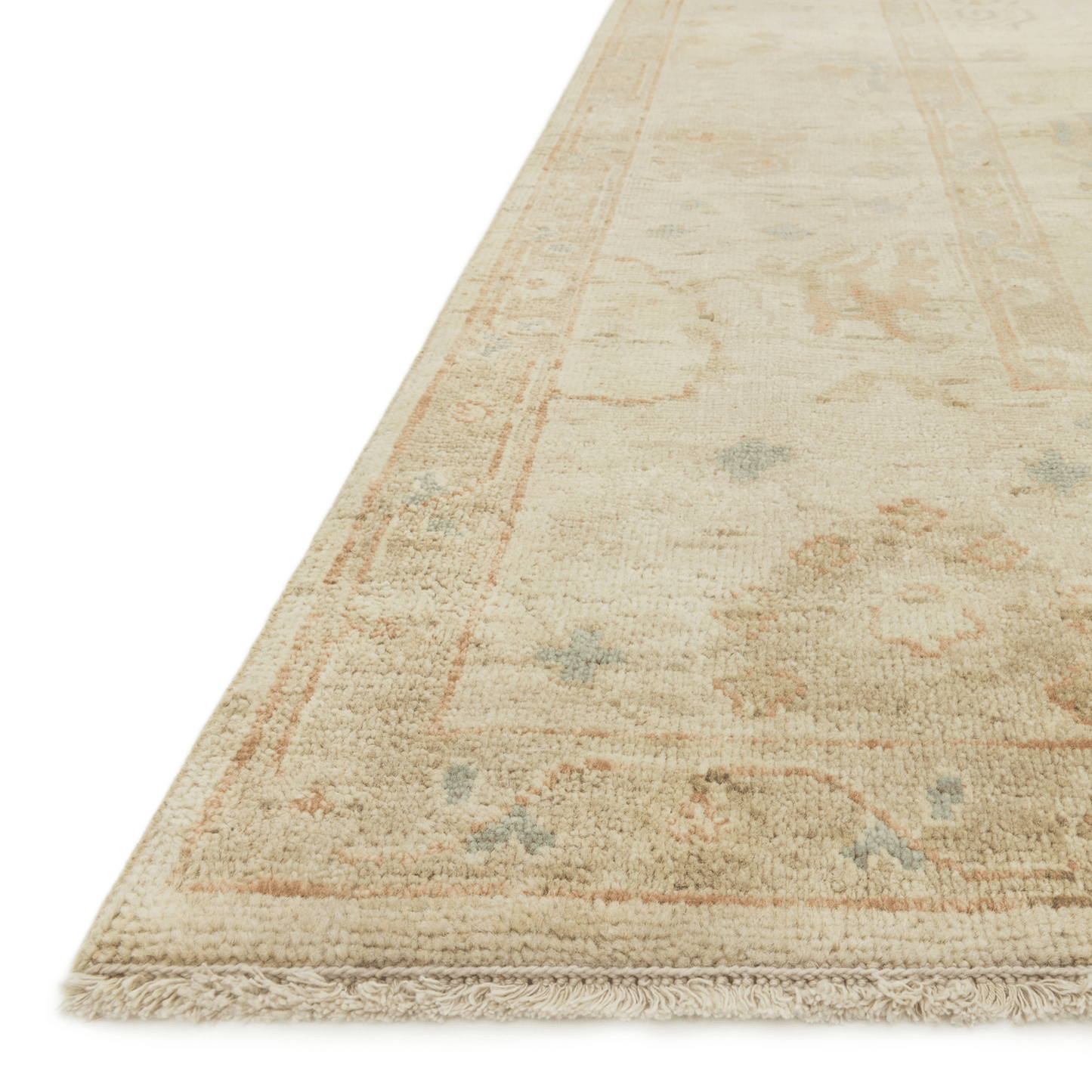 Vincent Hand Knotted Rug in Stone