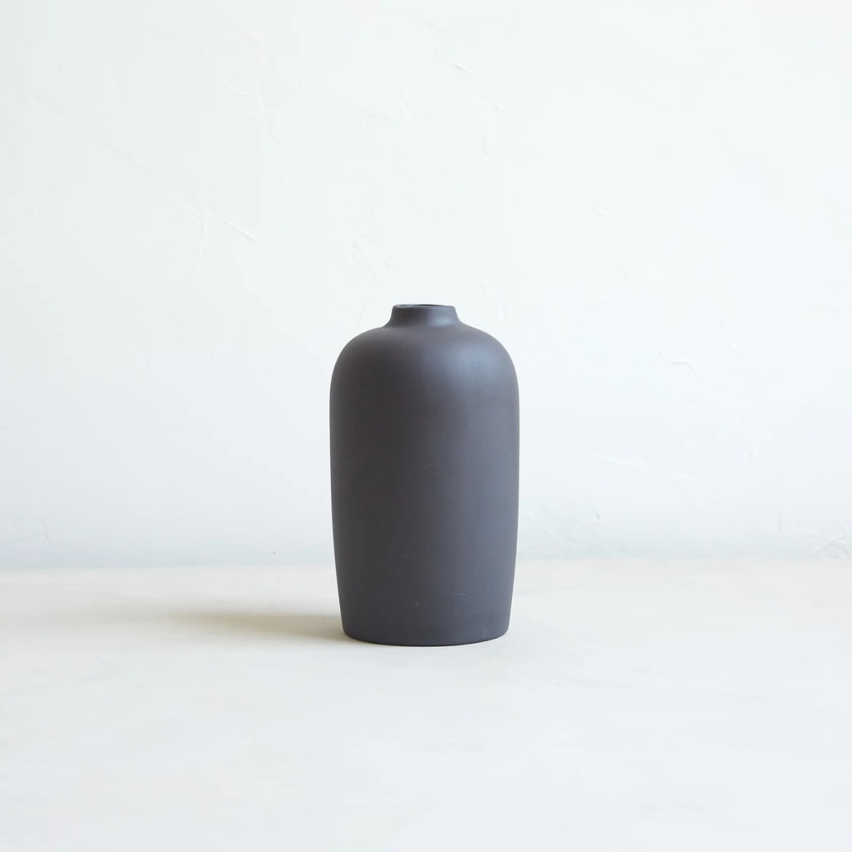 Ceramic Blossom Vase, Smoke