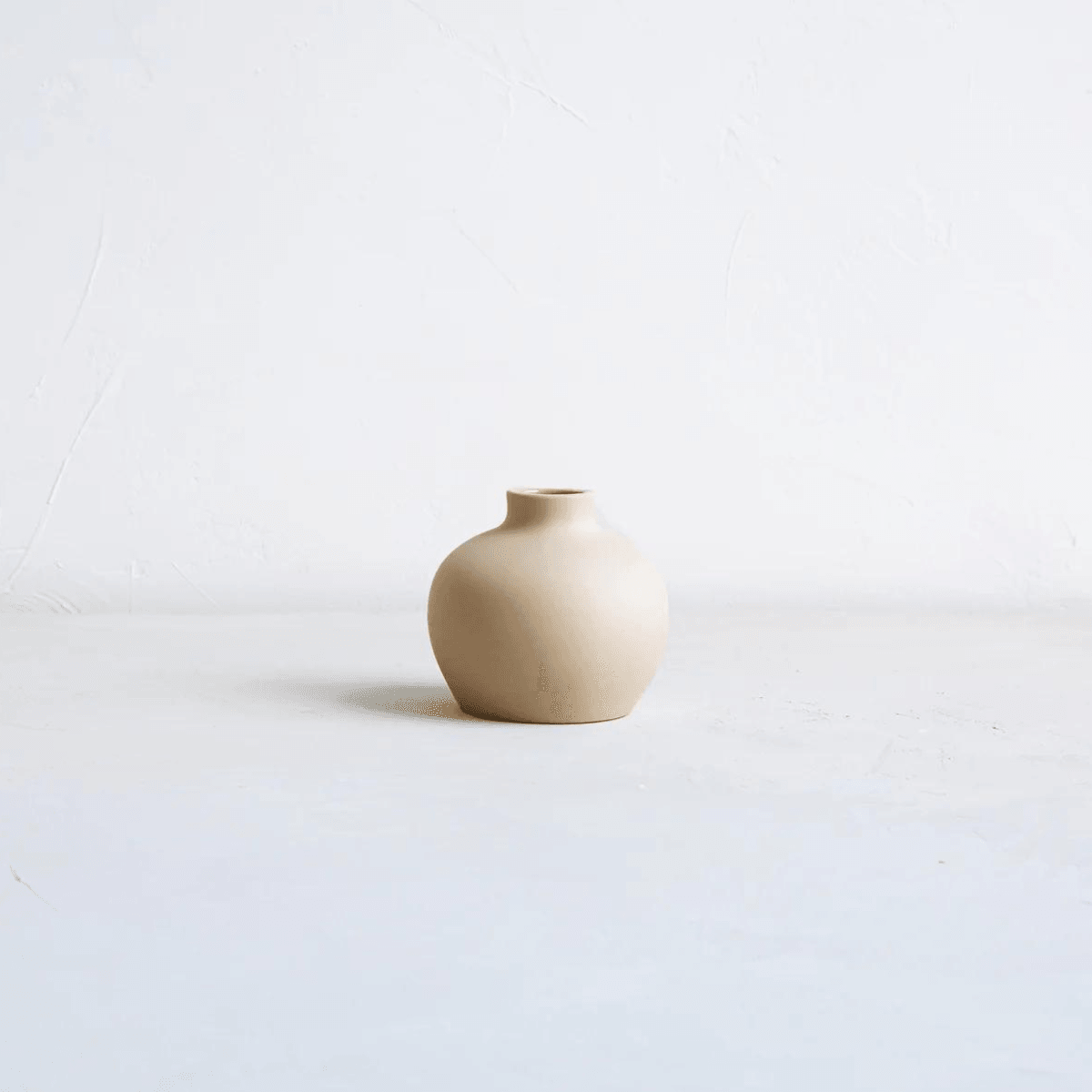 Ceramic Blossom Vase, Sand
