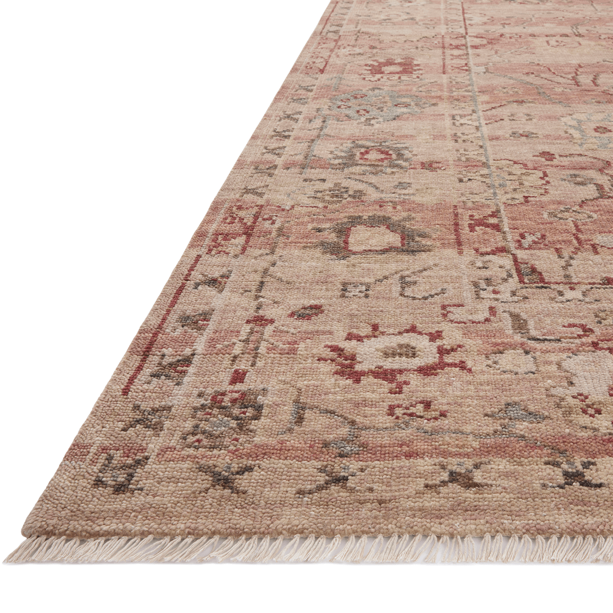 Dominic Hand Knotted Rug in Clay/Rust