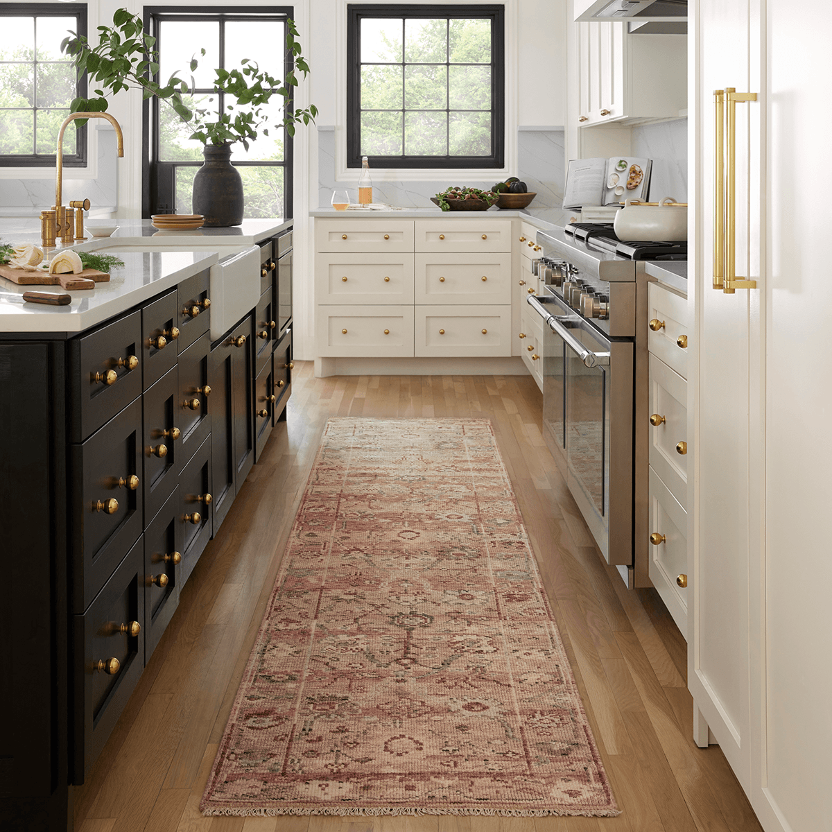 Dominic Hand Knotted Rug in Clay/Rust