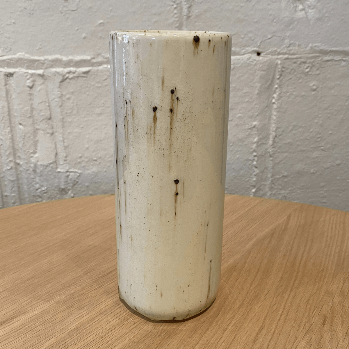 Tall Vase in Dappled Umber